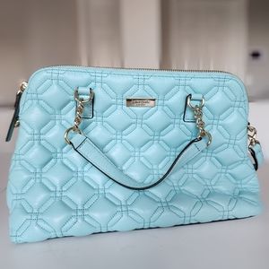 Kate Spade Rachelle Astor Court Blue Hydrangea Crossbody Purse